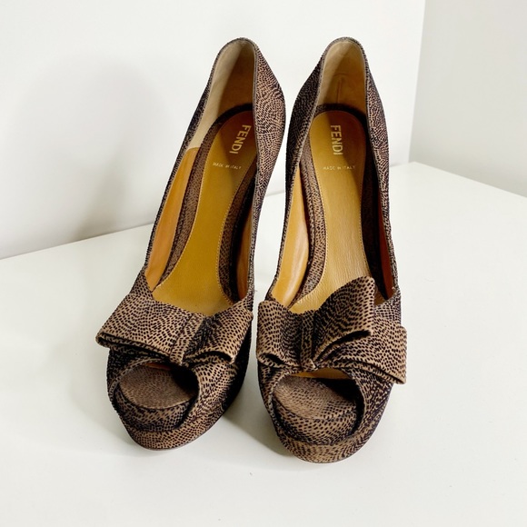 FENDI PUMPS HIGH HEELS - Picture 1 of 4